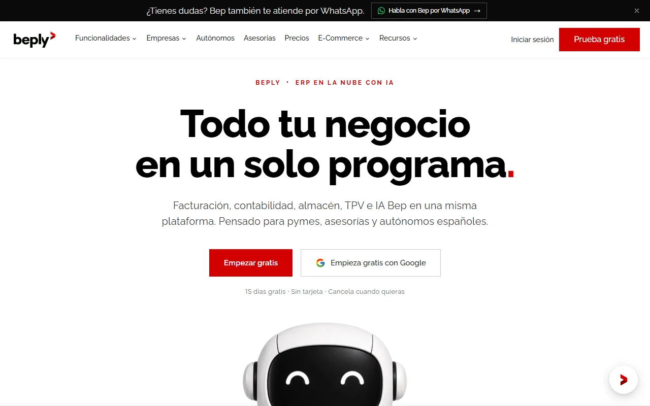 Web de Beply diseñada por MetaLogic
